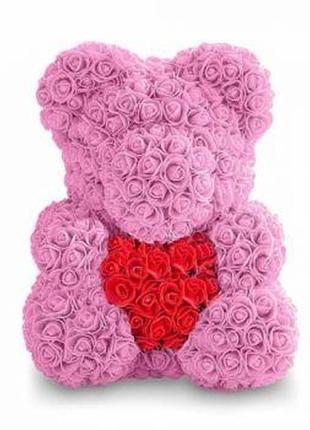 Teddybears rose (ведмедики з троянд) 40 см + безплатна доставка п