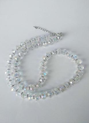 Намисто " веселка " з австрійського кришталю