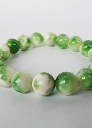 Браслет из натурального камня нефрит персидский