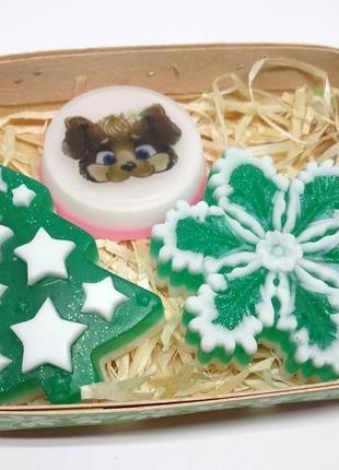 Новорічний набір "сніжинка+ялинка"