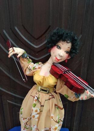 Текстильная интерьерная кукла (ручная работа)