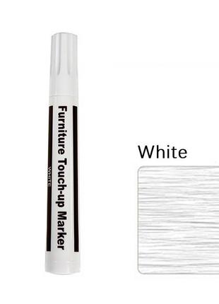 Маркер коректор для реставрації меблів furniture repair marker white