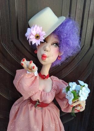 Авторская текстильная интерьерная кукла