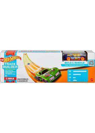 Набір для розширення треку mattel з машинкою hot wheels gvg13