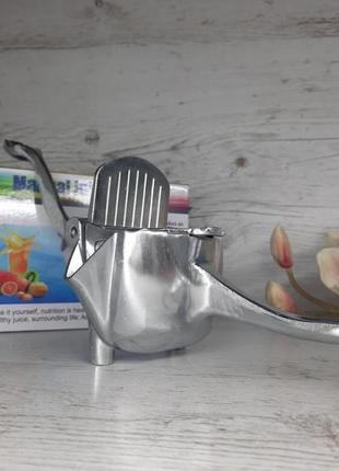Соковичавниця ручна для фруктів із затискачем hand juicer st5367 фото