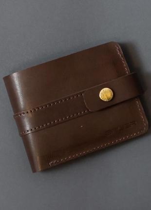 Класичний шкіряний гаманець. 0503025 фото