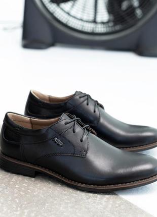 Туфли мужские кожаные классические черные6 фото