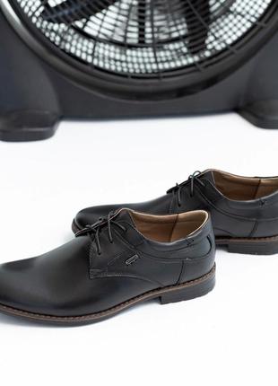 Туфли мужские кожаные классические черные10 фото