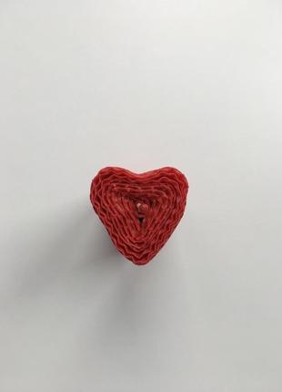 Свічка у формі серця4 фото