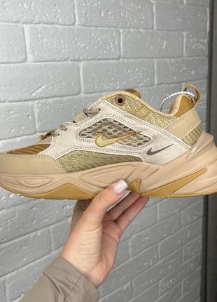 Кросівки nike m2k tekno brown beige, жіночі кросівки, найк2 фото