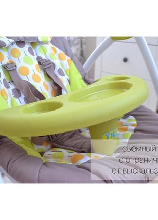 Колыбель-качеля carrello nanny 3в1 crl-0005 purple line9 фото