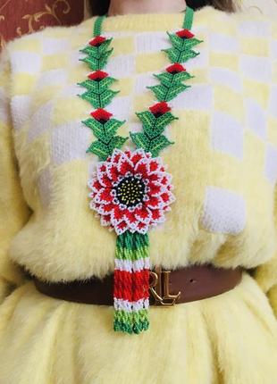 Украшение-цветок "георгина"