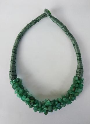 Ожерелье из натурального камня агат2 фото