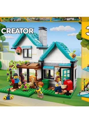 Конструктор lego creator уютный дом 3в1, 808 деталей 31139