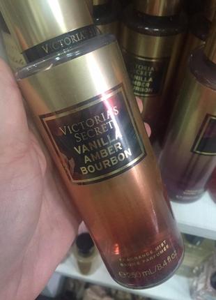 Vanilla amber bourbon спрей міст оригінал victorias secret оригинал сша