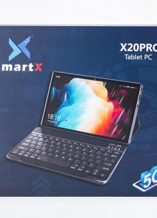 Smart x20 pro: розовый планшет с клавиатурой, 10,1 дюйма, 64/256 гб, четырехъядерный mediatek mt6735