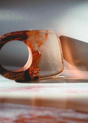 Перстень ручної роботи від майстерні shape wood4 фото