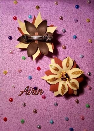 Комплект шпильок з квітами з хома2 фото