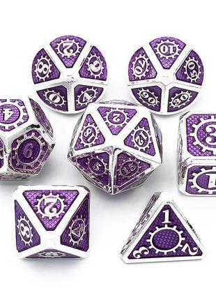 Металеві дайси, куби, для настільних рольових ігор d&d;, pathf...