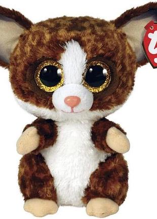 Мягкая игрушка ty beanie boo's лемур binky, 25 см 37287