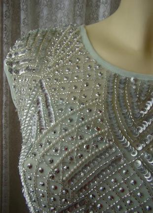 Платье вечернее lace&beads р.46-48 70405 фото