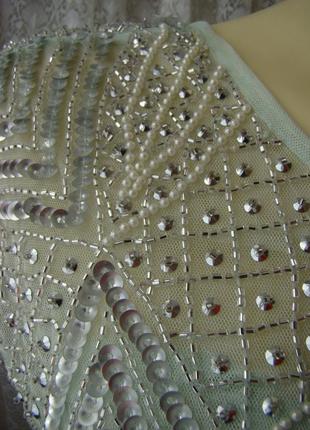 Платье вечернее lace&beads р.46-48 70407 фото