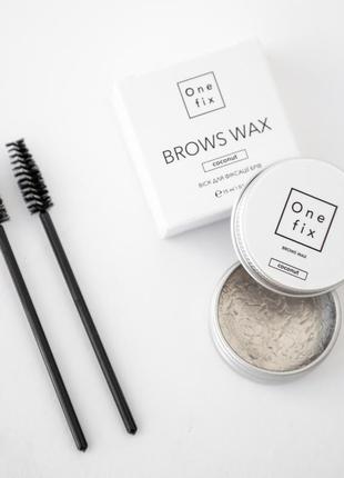 Віск для фіксації брів one fix brows wax (coconut) 15 ml