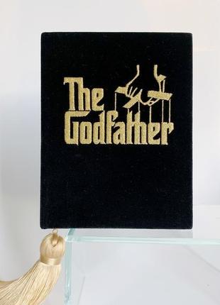 Клатчкнига хрещений батько godfather вишитий вечірній клатч сумка у вигляді книги авторска2 фото