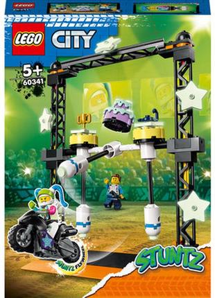 Lego city каскадерське випробування «нокдаун» 60341