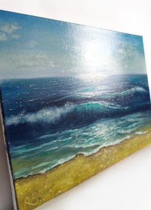 Картина «море». морський пейзаж олійними фарбами2 фото