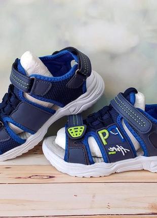 Стильні босоніжки для хлопчика р30 19,5 см bbtt 253 відгуки