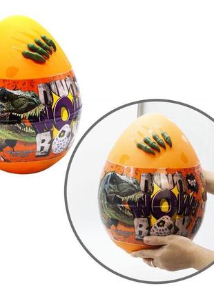 Іграшка-сюрприз "dino wow ", укр (помаранчевий) яйце динозавра