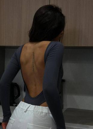 Женское боди с вырезом на спине annver3 фото