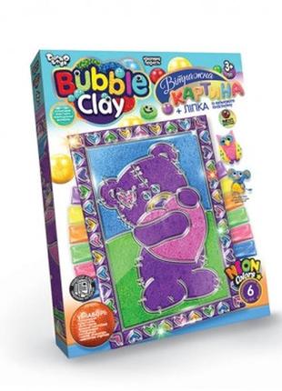 Вітражна картина bubble clay "ведмедик" dankotoys bbc-02-04u