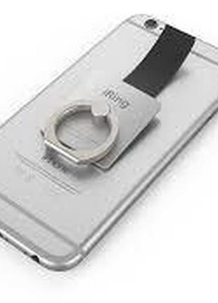 Кольцо-подставка iring для телефона/планшета silver3 фото