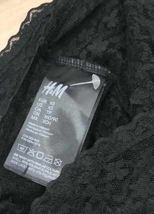 Кружевные трусики h&m3 фото