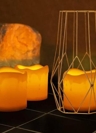 Світлодіодні свічки furora lighting кольору слонової кістки6 фото