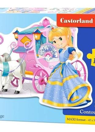 Пазлы castorland экипаж принцессы 12 maxi эл. b-120017