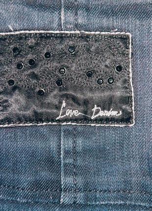 Спокусливі оригінальні жіночі джинси з високою талією4 фото