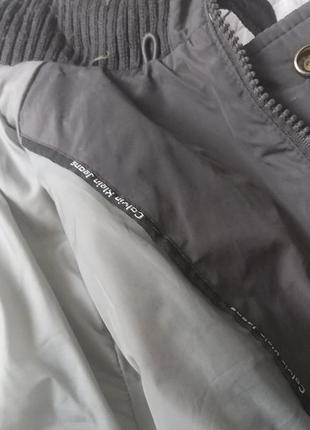 Мега комфортна тепла фірмова куртка бренду calvin klein jeans5 фото