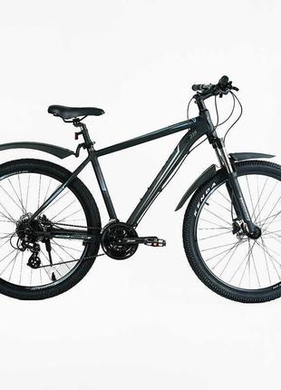 Велосипед спортивний corso madmax 27.5" mx-27933 (1) рама алюмінієва 20``, гідравлічні гальма shimano, обладнання shimano altus 24