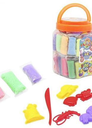 Набір для ліплення 3 в 1 "тісто для ліплення, повітряний пластилін, кульковий пластилін" (укр) комбінований