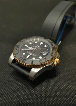 Часы наручные rolex yacht master - швейцарский кварцевый механизм2 фото