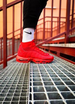 Nike air max sneakerboot 95 "red"