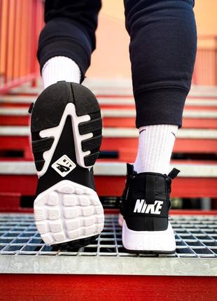 Nike huarache winter acronym"black/white"3 фото