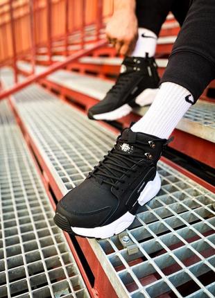 Nike huarache winter acronym"black/white"4 фото