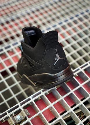 Nike air jordan 4 retro "black cat"5 фото