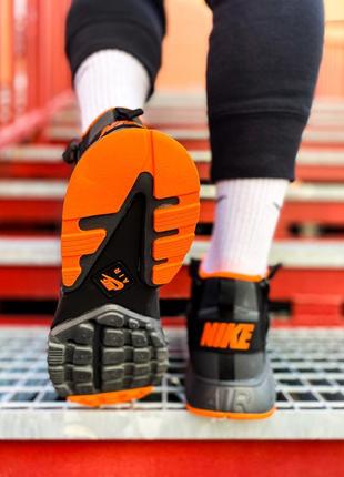 Nike huarache winter acronym"black/orange"3 фото