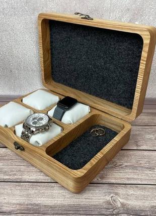 Скринька для годинників, шкатулка для прикрас, подарункова коробка