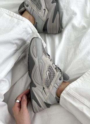 Nike m2k tekno grey1 фото